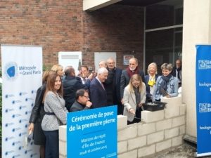 première pierre, maison de répit, Boulogne-billancourt, fondation saint jean de dieu, handicap, aidants, valérie pecresse