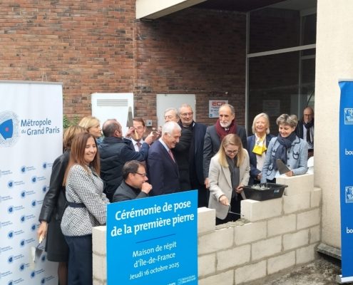 première pierre, maison de répit, Boulogne-billancourt, fondation saint jean de dieu, handicap, aidants, valérie pecresse