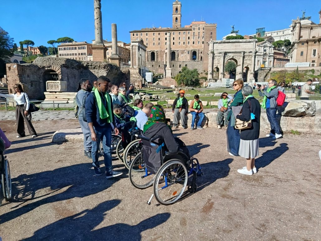 handicap, polyhandicap, transfert, rome, jubilé, fondation saint jean de dieu, bénévolat, bénévole